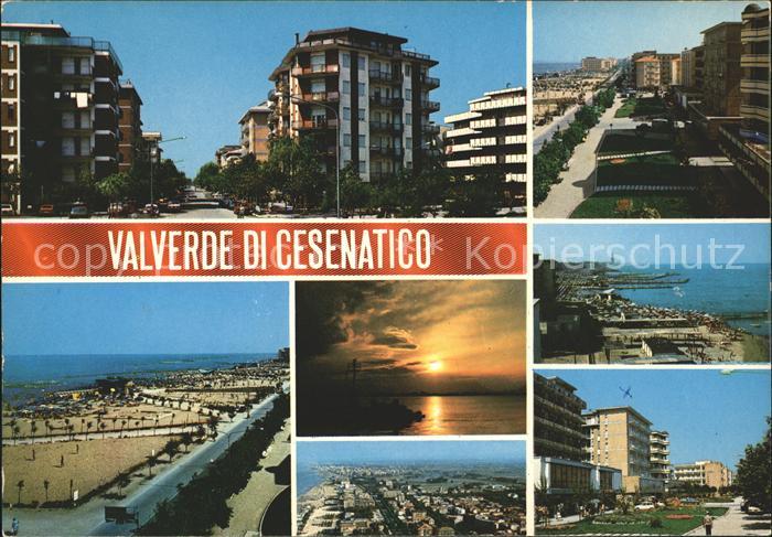 Valverde di Cesenatico Strand Sonnenuntergang