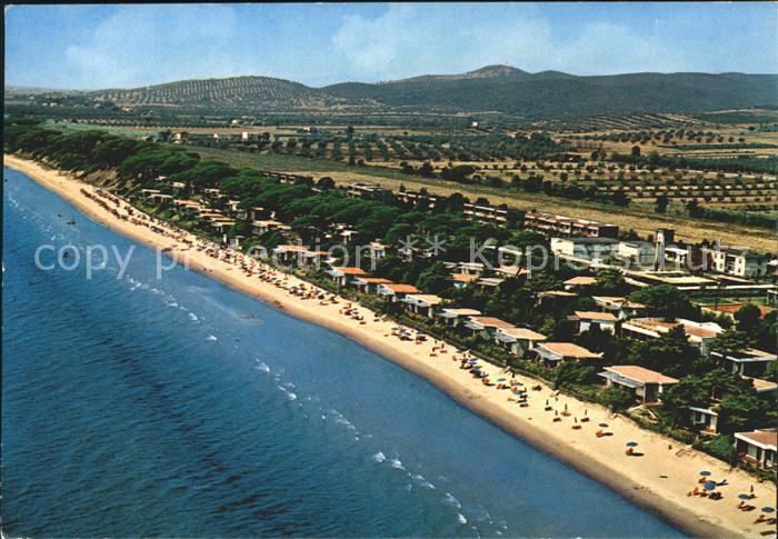 Follonica Golf der Sonne Fliegeraufnahme