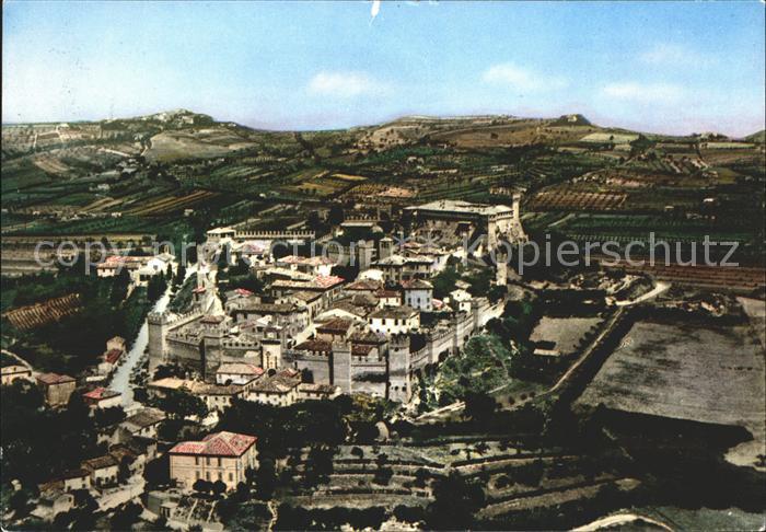 Gradara Pesaro Fliegeraufnahme