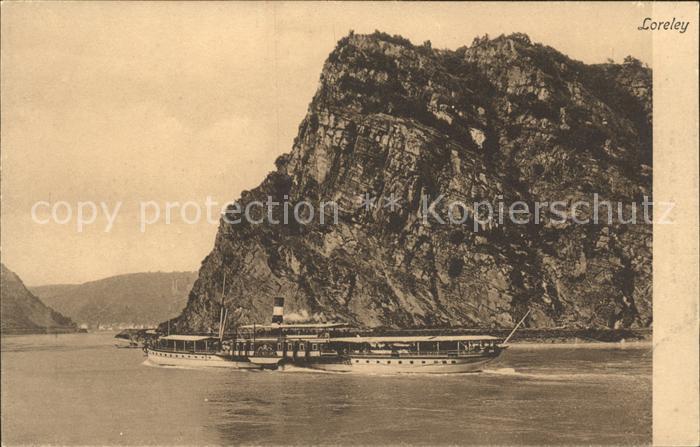 Dampfer Seitenrad Loreley