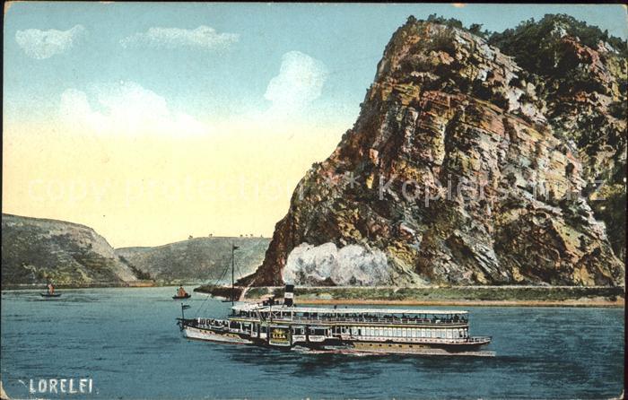 Dampfer Seitenrad Loreley