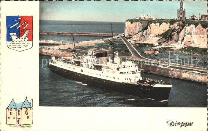Dampfer Oceanliner Brighton Dieppe Bon Secours