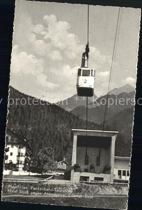 Seilbahn Mayrhofen Penkenbahn-Talstation Hotel Strass Ahornspitze Zillertal