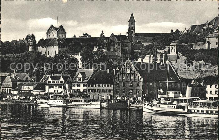 Dampfer Seitenrad Meersburg am Bodensee