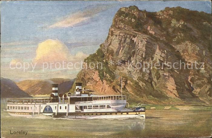 Dampfer Seitenrad Loreley