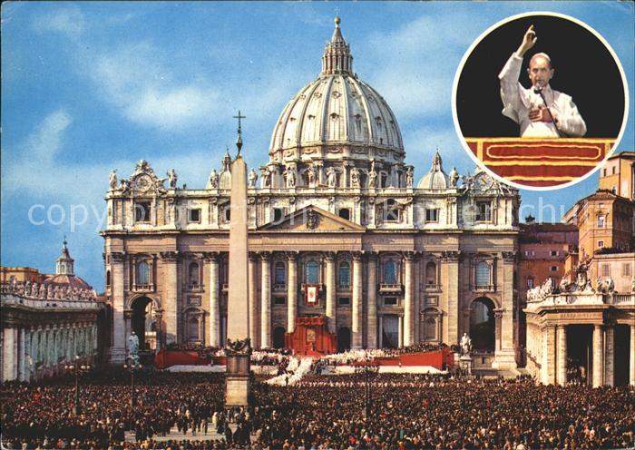 Papst Citta del Vaticano Piazza e Basilica S.