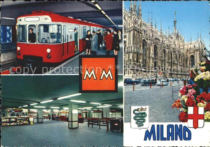U-Bahn Subway Underground Milano Mailand Dom