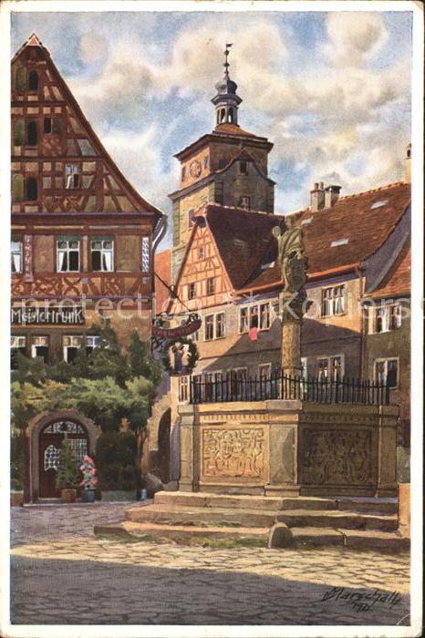 Marschall Vinzenz Rothenburg ob der Tauber Am Meistertrun