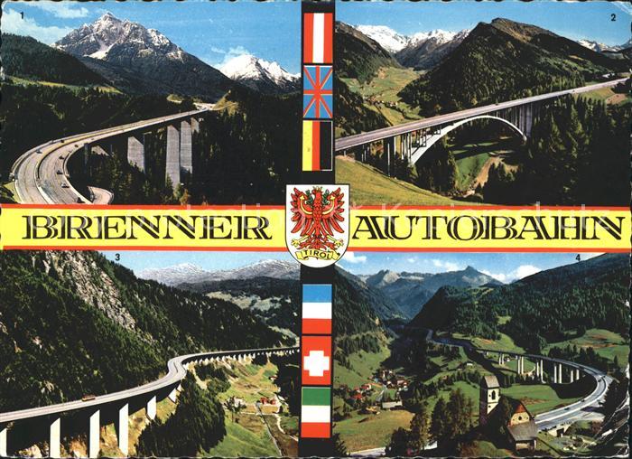 Autobahn Brenner Europabrücke Obernberger Talübe