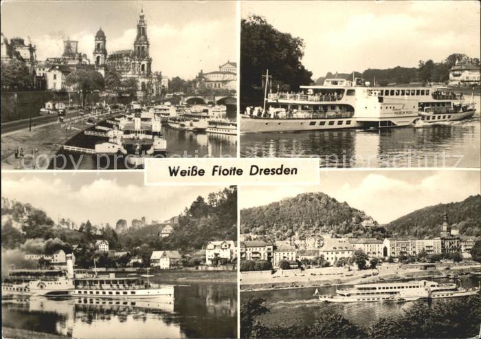 Motorschiffe Weisse Flotte Dresden Wilhelm Pieck