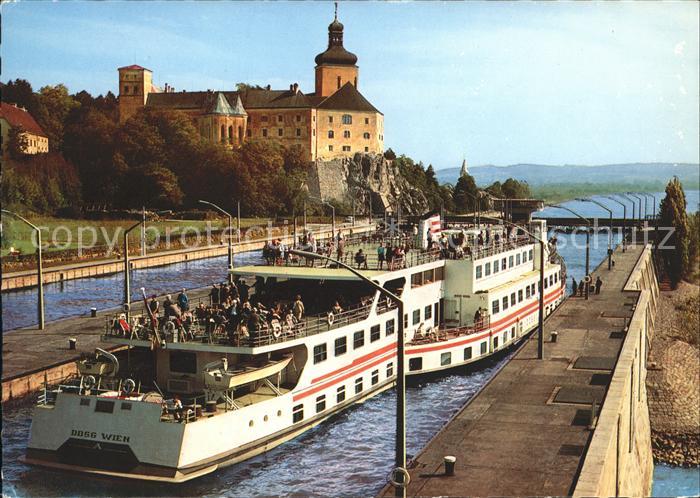Schiffe Ships Navires Theodor Körner Schleuseanlage Ybbs-Pers