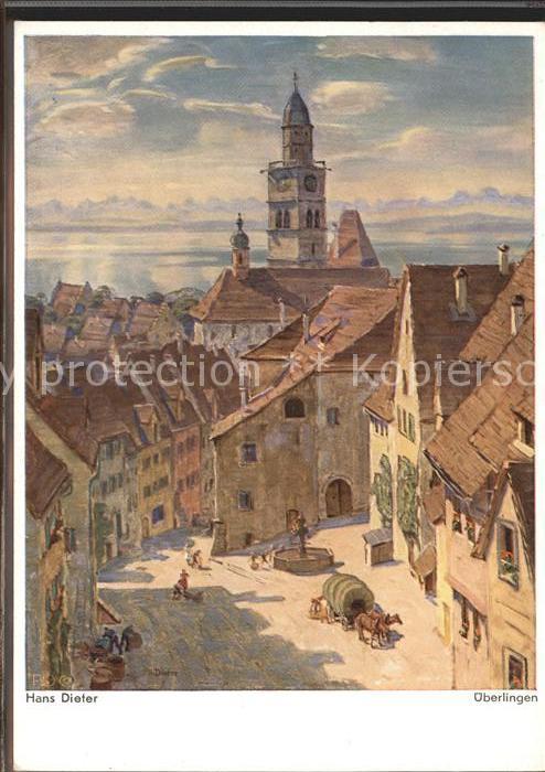 DIETER Hans (1881-1968) Bodenseekuenstler ueberlingen Nr. 5708