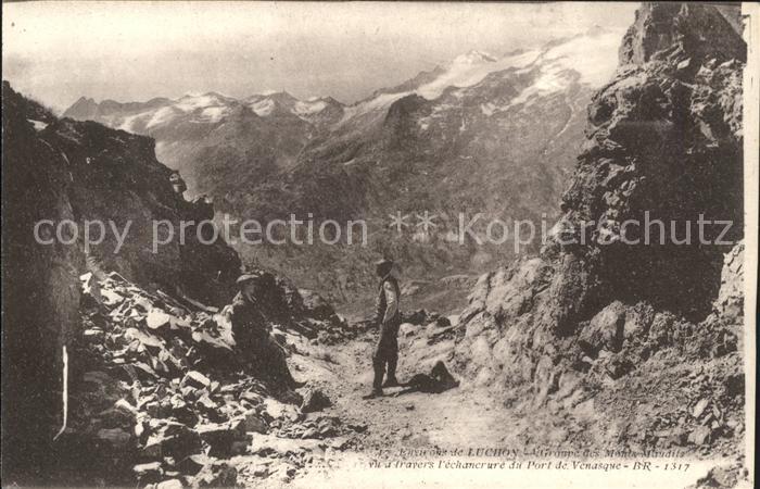 Luchon Haute-Garonne Groupe des Monts Maudits Bergwanderung