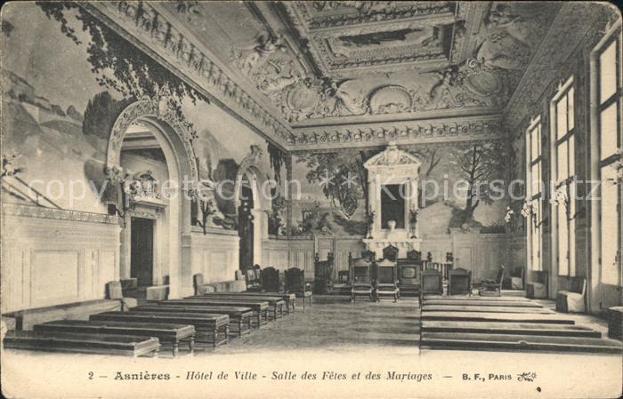 Asnieres-sur-Seine Hotel de Ville Salles des Fetes et des