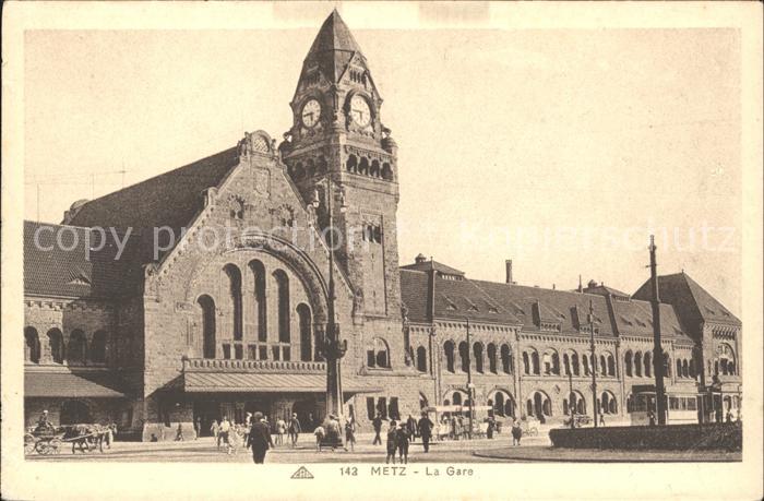 Metz  57 Moselle La Gare Bahnhof