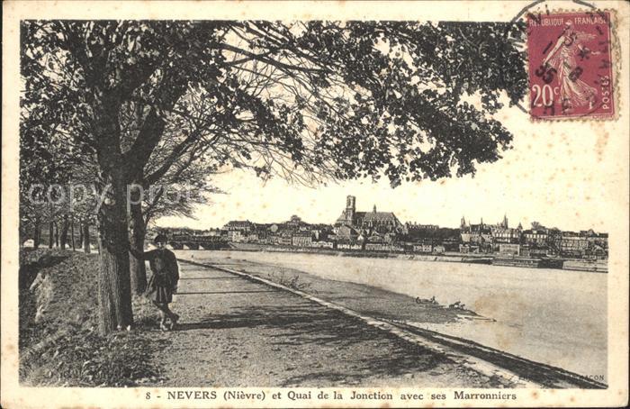 Nevers 58 Quai de la Jonction avec ses Marronnier