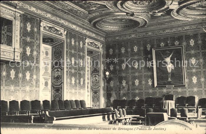 Rennes Ille-et-Vilaine Salle du Parlement de Bretagne Palais d