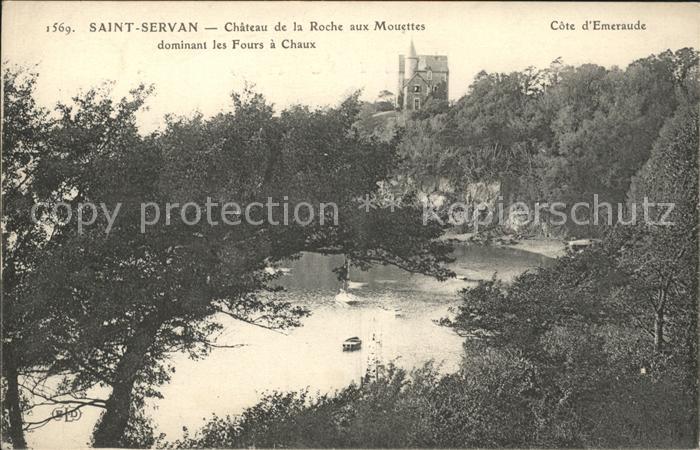 Saint-Servan Ille-et-Vilaine Chateau de la Roche aux Mouettes