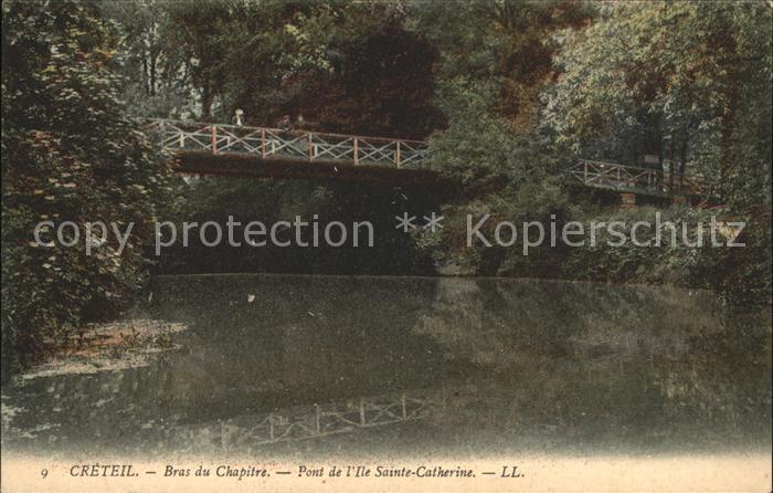 Creteil Bras du Chapitre Pont de l'Ile Sainte C