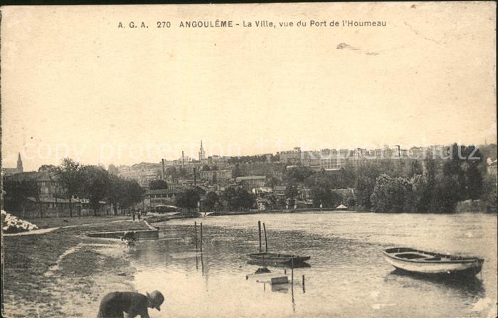 Angouleme Vue du Port de l_Houmeau