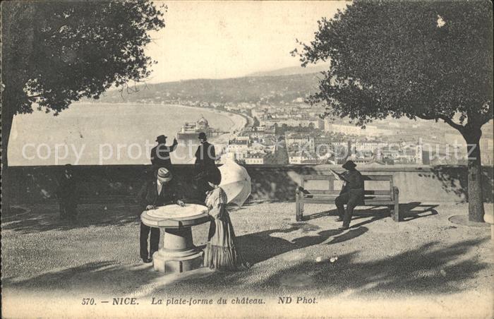Nice Alpes Maritimes Plate forme du Chateau