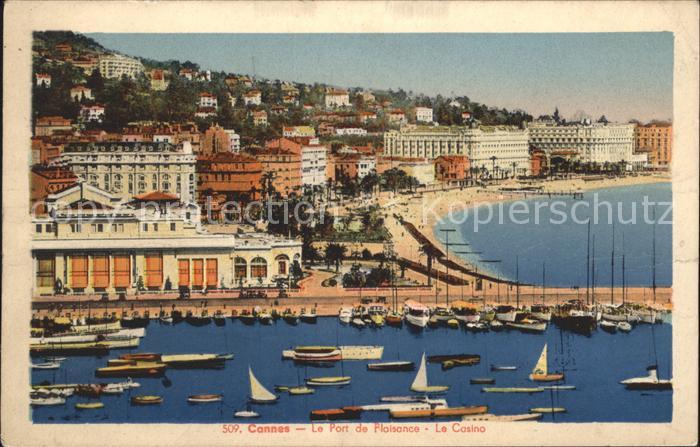 Cannes Alpes-Maritimes Port de Plaisance Casino Plage
