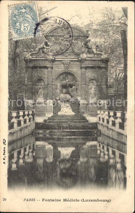Paris Fontaine Medicis Jardin du Luxembourg S