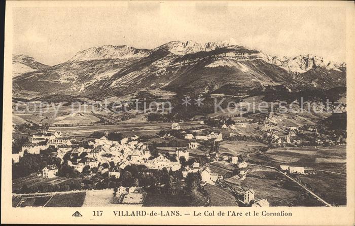 Villard-de-Lans Panorama Col de l'Arc et le Cornafion