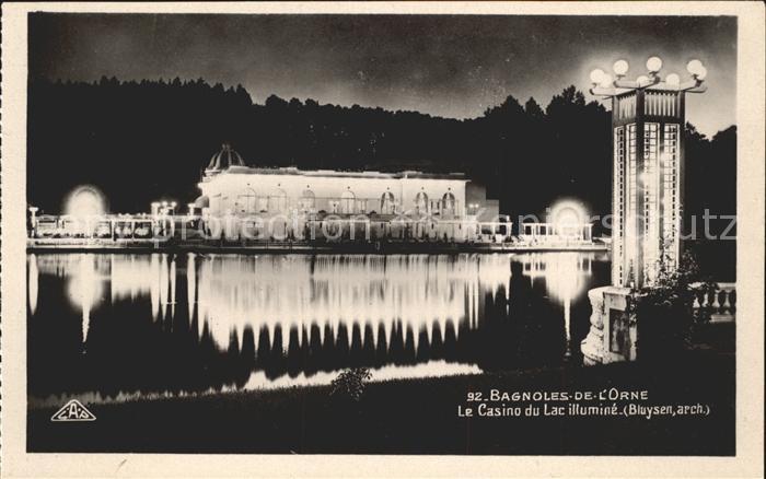 Bagnoles-de-l Orne Casino du Lac illumine