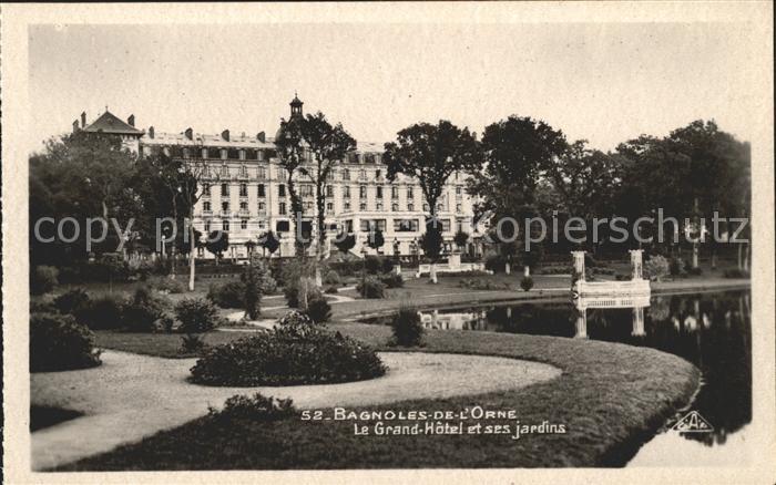 Bagnoles-de-l Orne Grand Hotel et ses jardins Lac