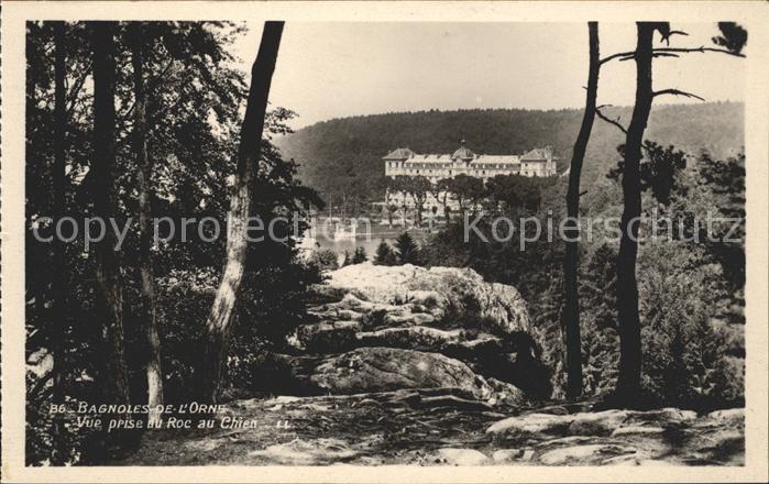 Bagnoles-de-l Orne Vue prise du Roc au Chien