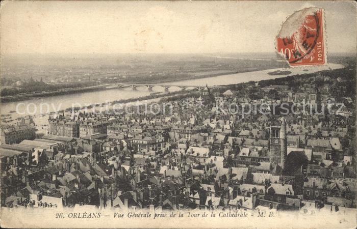 Orleans Loiret Vue generale prise de la Tour de la Cat