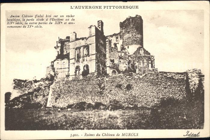 Murols Ruines du Chateau Collection l'Auvergne