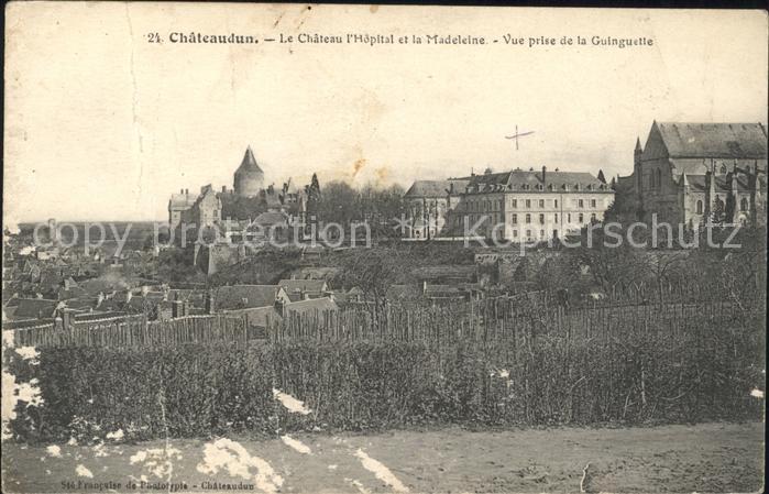 Chateaudun Chateau l Hopital et la Madeleine