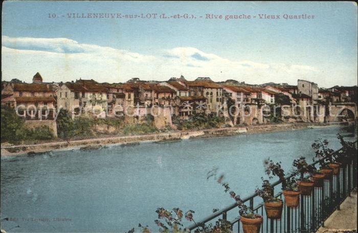 Villeneuve-sur-Lot Rive gauche Vieux Quartier