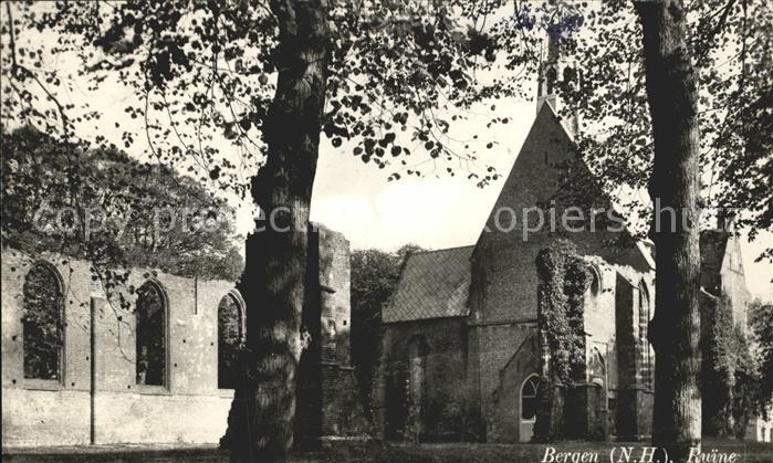 Bergen aan Zee Kerk Ruine Kirche Ruine