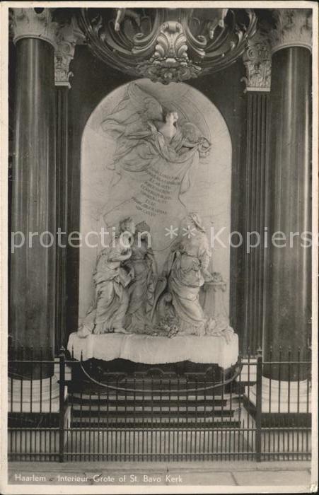Haarlem Interieur Grote of St Bavo Kerk Kathedrale