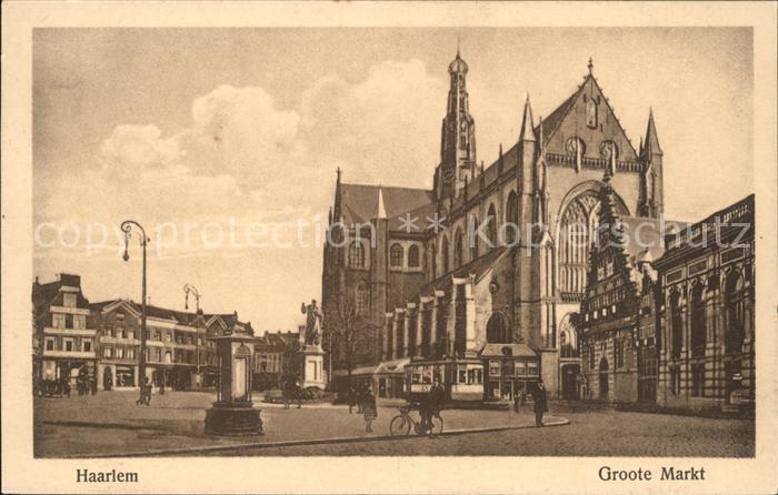 Haarlem Groote Markt Denkmal