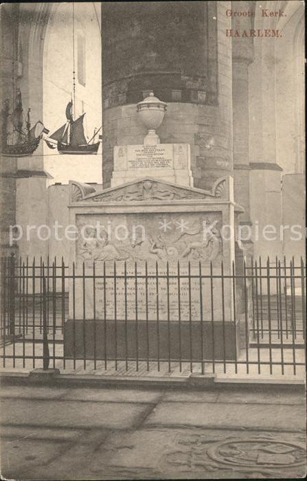 Haarlem Groote Kerk Kirche Relief