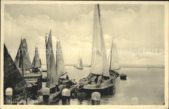 Enkhuizen Haven Segelboot