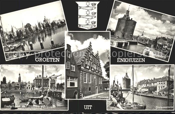 Enkhuizen Haven Drommedaris Zuiderzee Museum