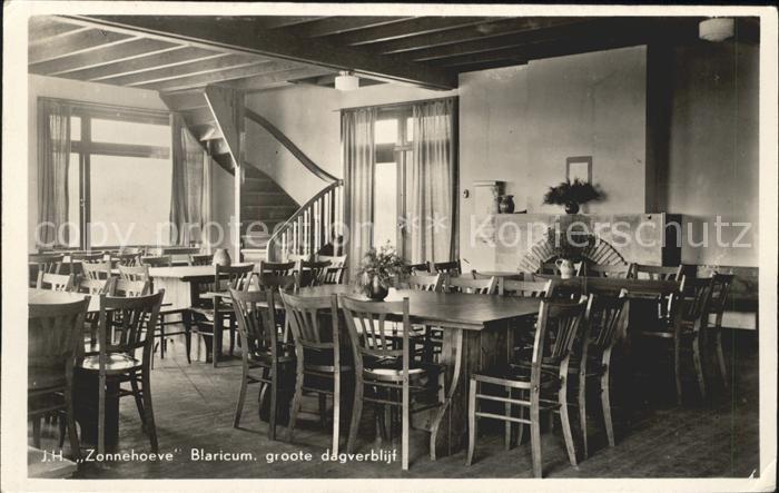 Blaricum Jeugdherberg Zonnehoeve groote dagverblijf Jugendherberge