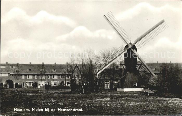Haarlem Molen bij de Heussenstraat Windmühle