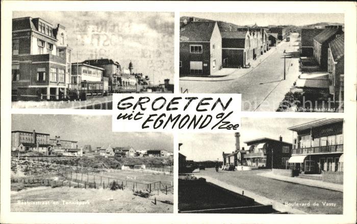 Egmond aan Zee Strassenpartien Tennispark Boulevard de Vassy