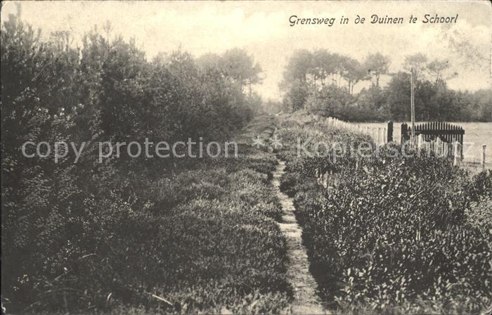 Schoorl Grensweg in de Duinen