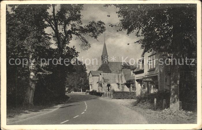 Schoorl Ned Herv Kerk Kirche Strassenpartie