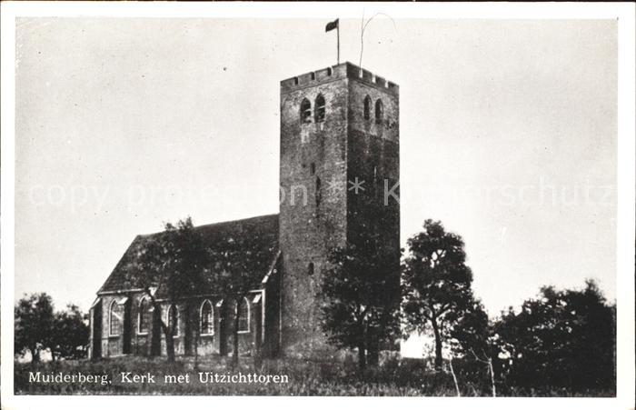 Muiderberg Kerk met Uitzichttoren Kirche Aussichtsturm
