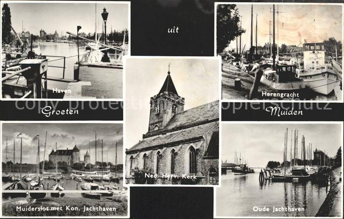 Muiden Haven Herengracht Muiderslot Jachthaven Kerk