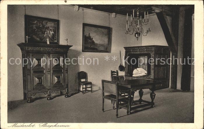 Muiderslot Slaapkamer Schloss