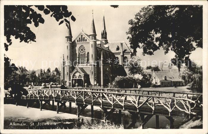 Alkmaar St Jozefkerk Kirche Bruecke